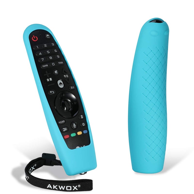 Akwox Case for LG AN-MR600 AN-MR650 AN-MR18BA Magic Remote, Nightglow Blue - Image 4
